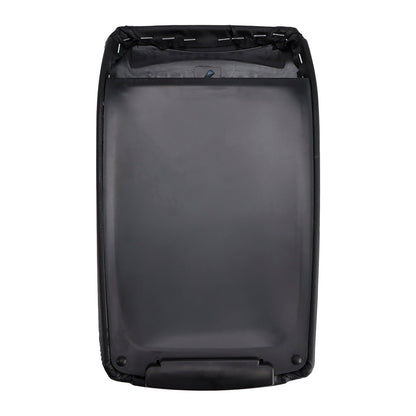 Copertura del bracciolo della console centrale in pelle nera per Audi A6 C6 2005-2011
