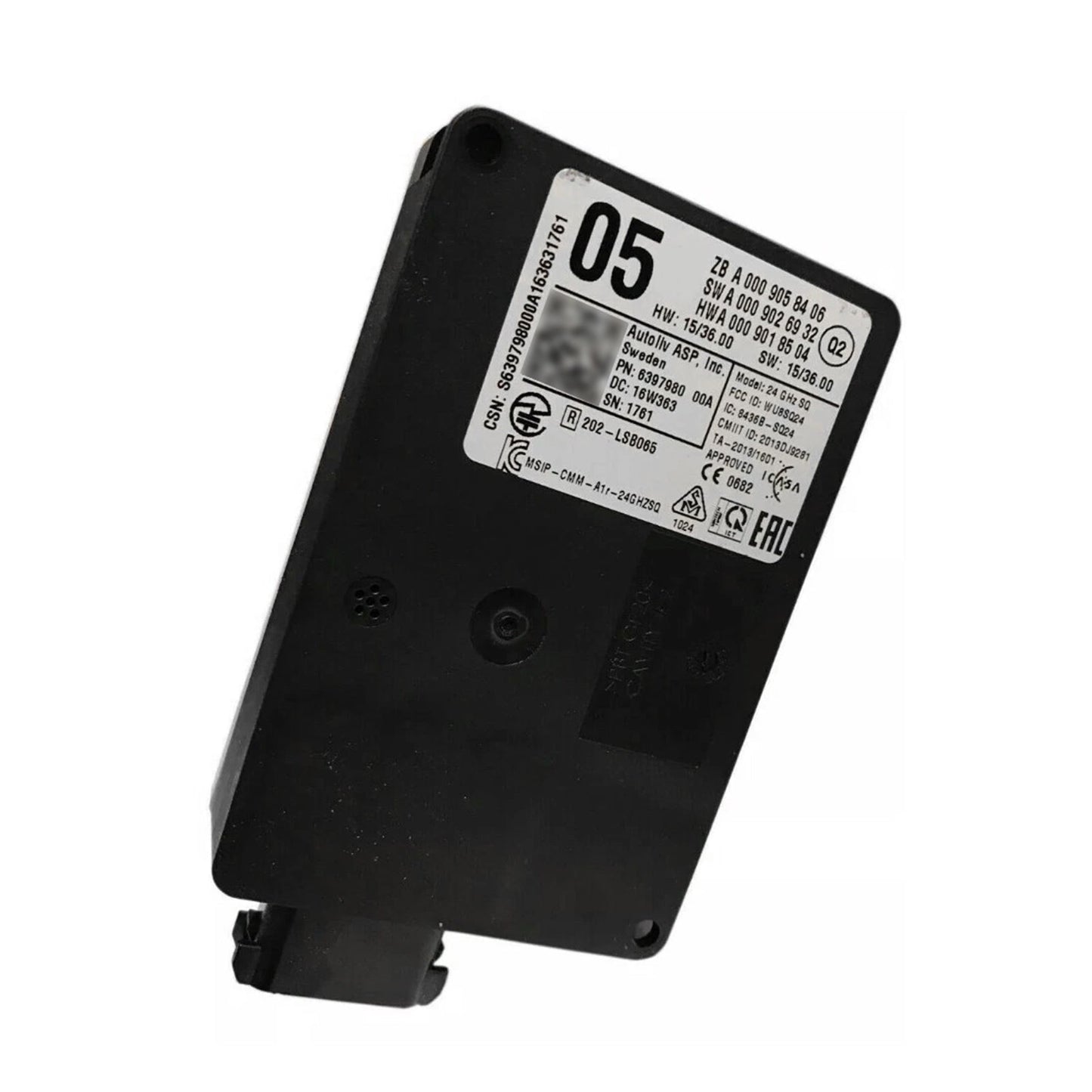 Mercedes Benz SL W231 / R231 Sensore radar anteriore Unità di controllo Distronic 0009058406