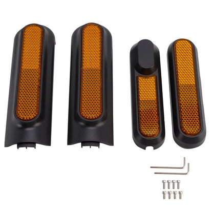 Set di 4 coperture laterali per scooter con catarifrangente posteriore per Xiaomi 4 Pro (1a generazione)