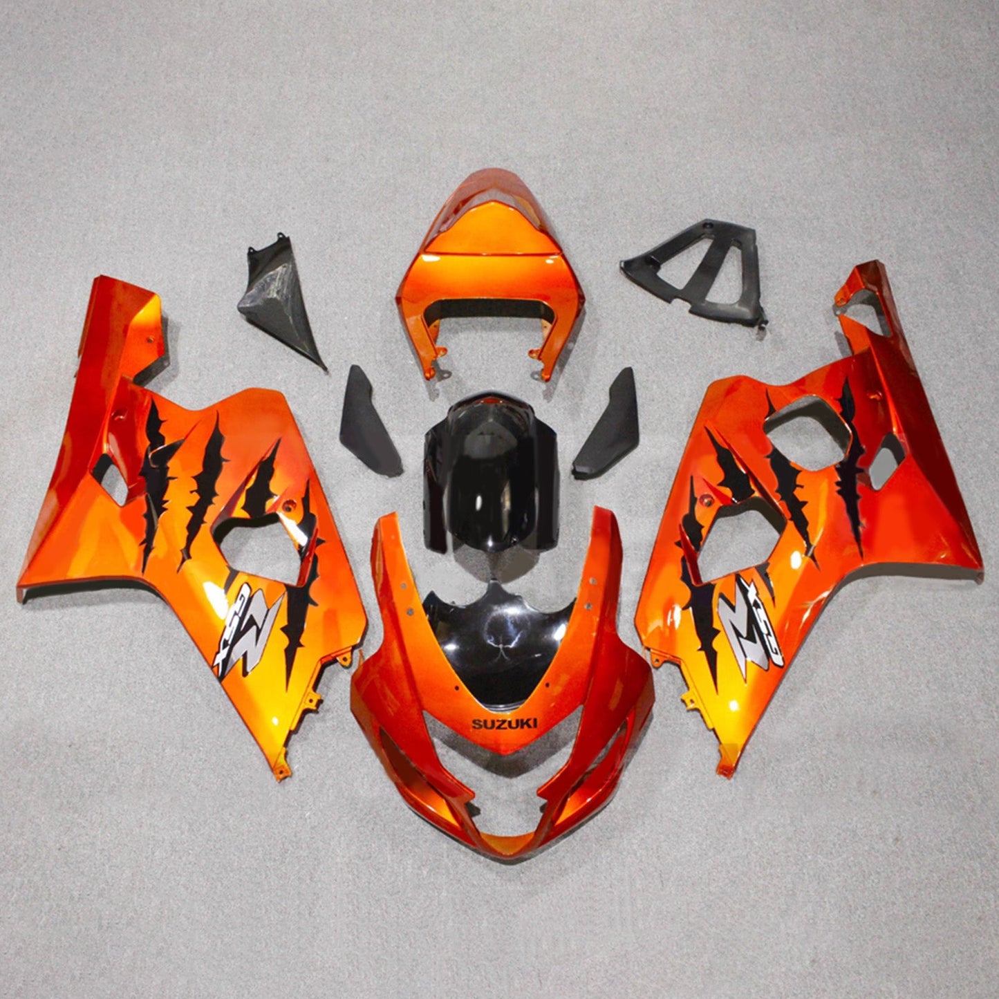 Kit carenatura iniezione plastica ABS per Suzuki GSXR 600/750 2004-2005 K4