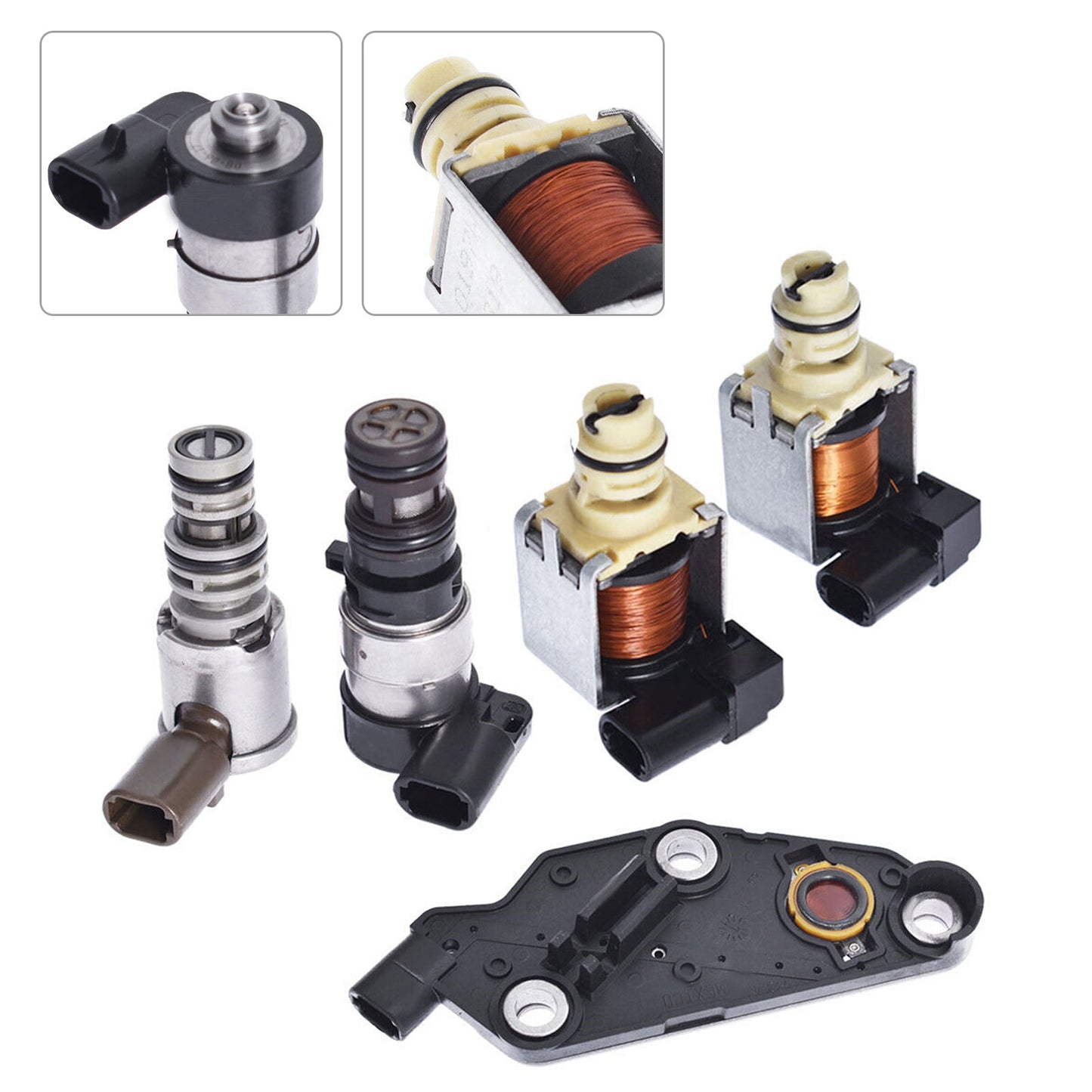 2006-2011 Lucerne V6 3.8L 3.9L 4 Vele FWD 4T65E Kit solenoide trasmissione TCC 2 Shift EPC Switch