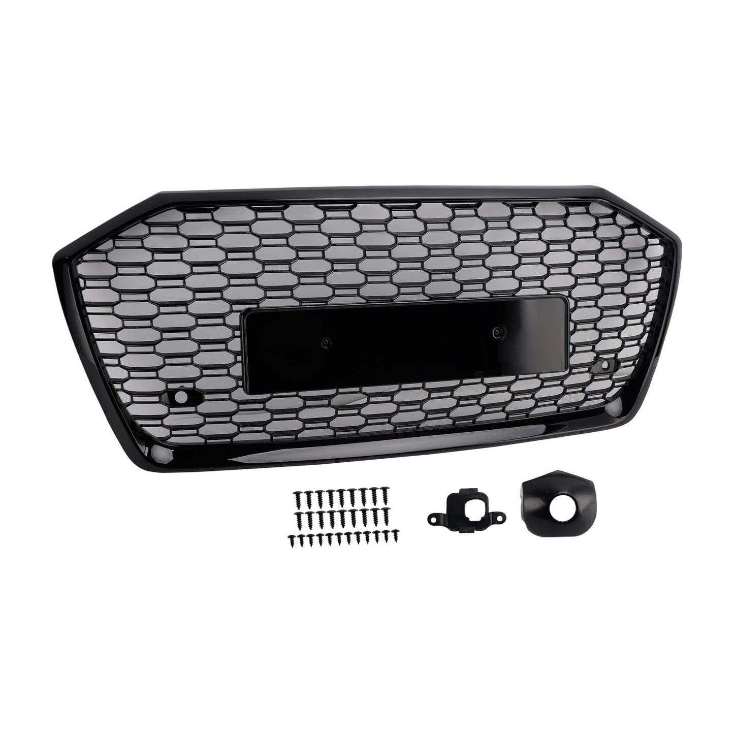 Griglia anteriore a nido d'ape in stile RS6 per Audi A6 S6 2019-2023 senza ACC