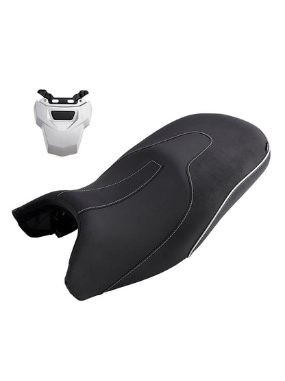 Sella passeggero anteriore per BMW R1200GS LC R 2013-2018, cuscino nero