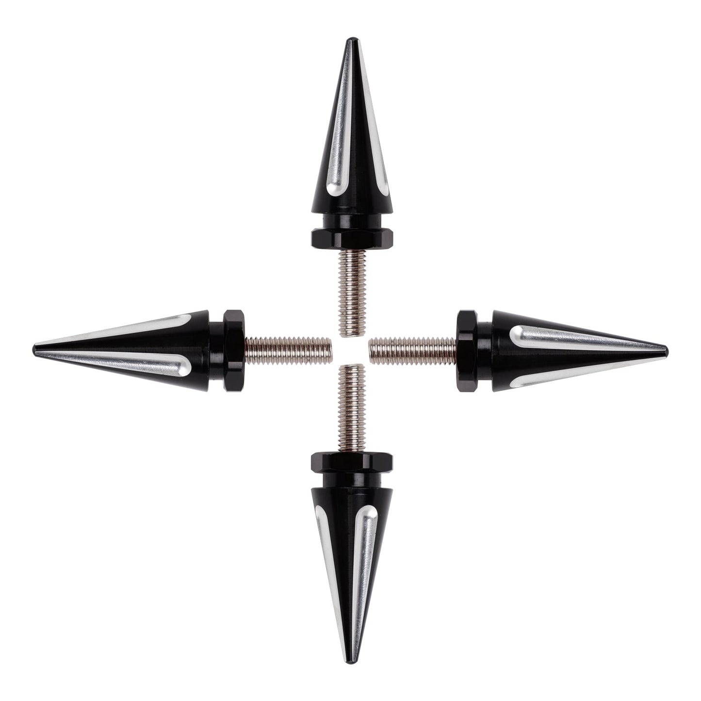 4 bulloni per parabrezza Black Spike per Touring Road Glide FLTR 2015 - 2025