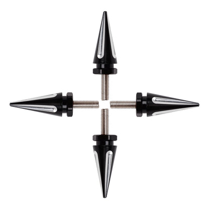 4 bulloni per parabrezza Black Spike per Touring Road Glide FLTR 2015 - 2025