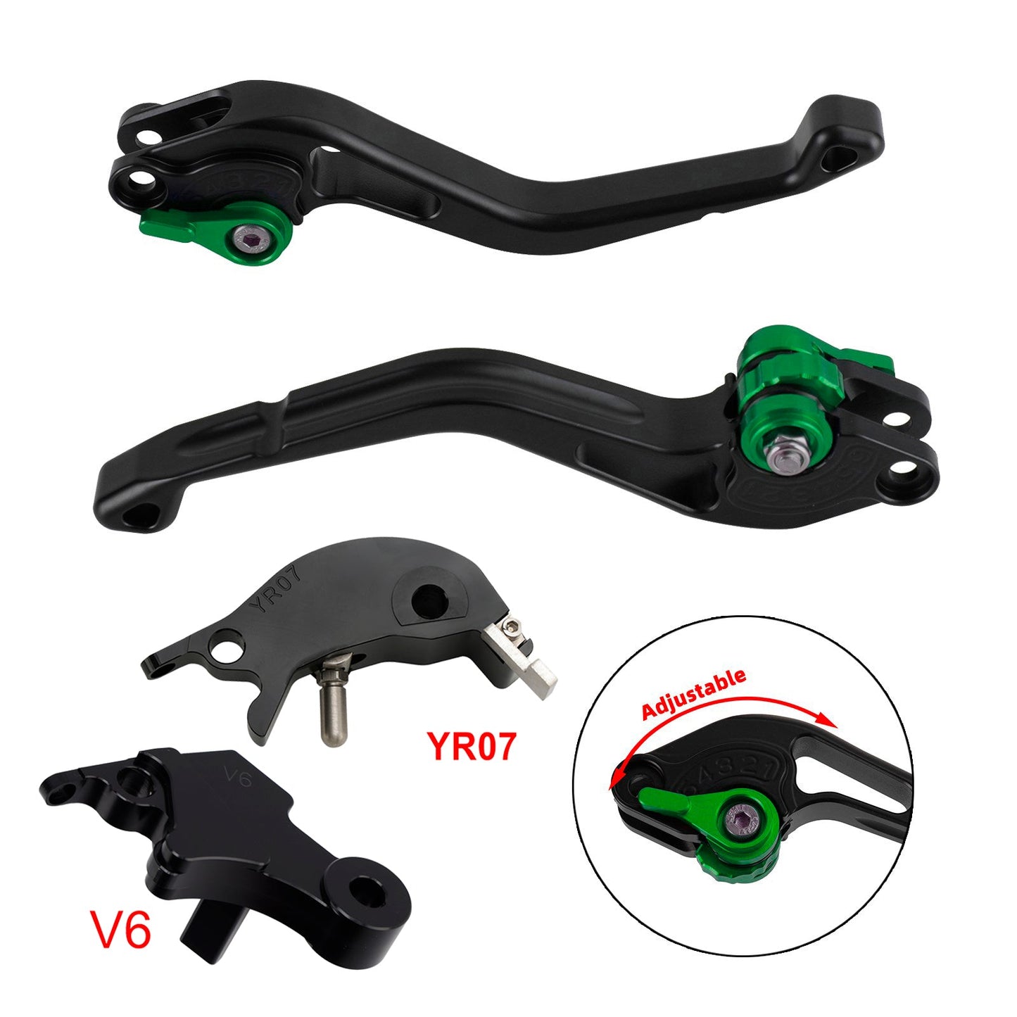Leva freno frizione corta adatta per YAMAHA XSR 900 2025 MT-09 2024-2025