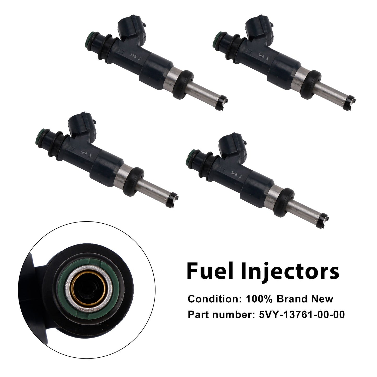 Iniettori di carburante adatti per Yamaha YZF-R1 2004-2006 FZS10 4 pezzi 5VY-13761-00-00