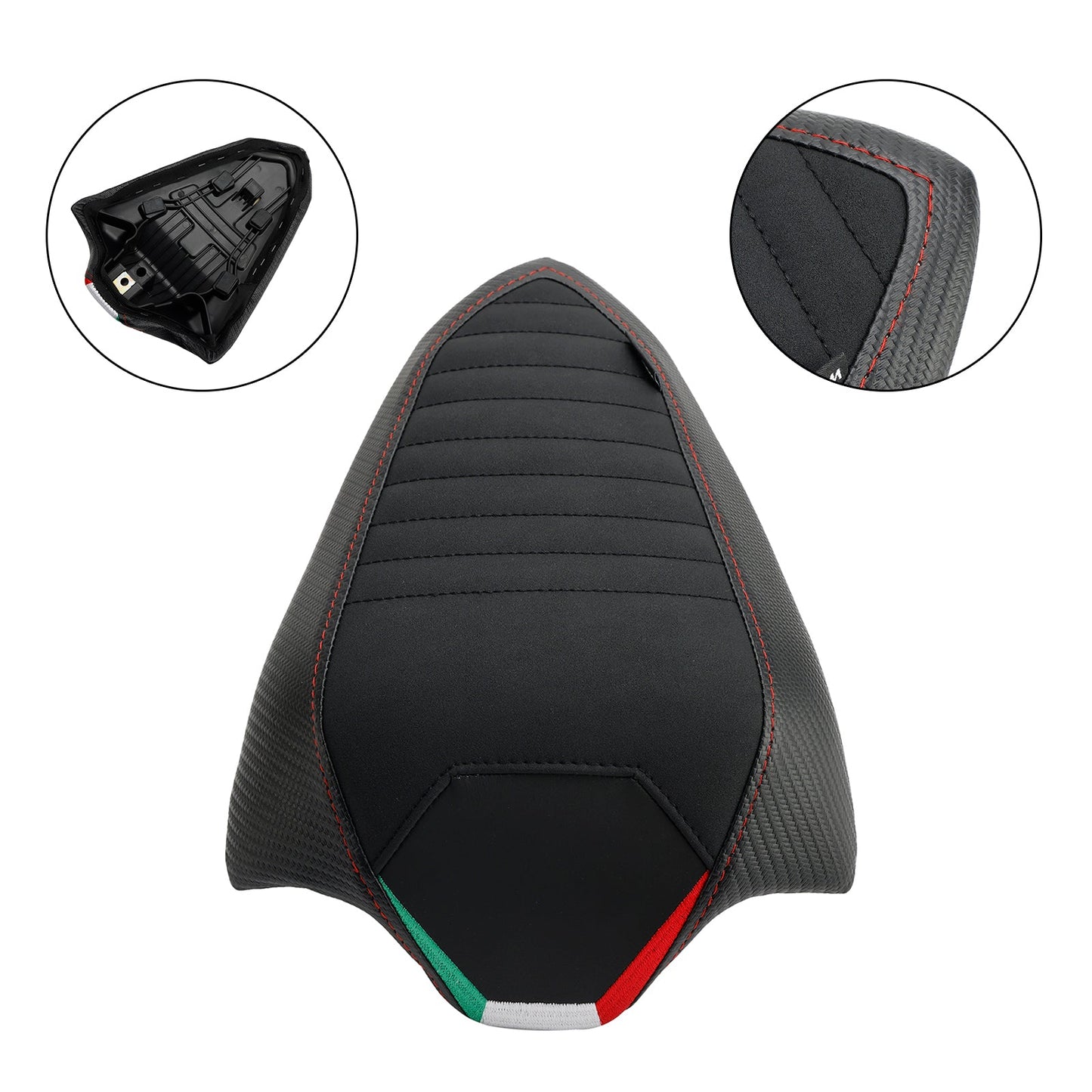 Cuscino del sedile passeggero posteriore DU Streetfighter V2 2022-2023 Pu passeggero piatto