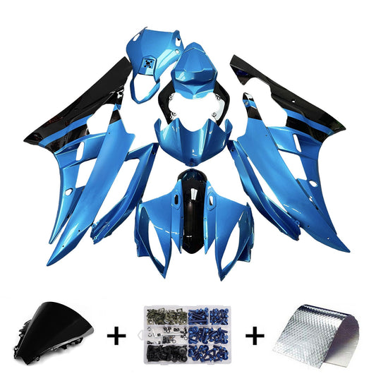 Kit carenatura iniezione plastica ABS per Yamaha YZFR6 YZF-R6 2006-2007