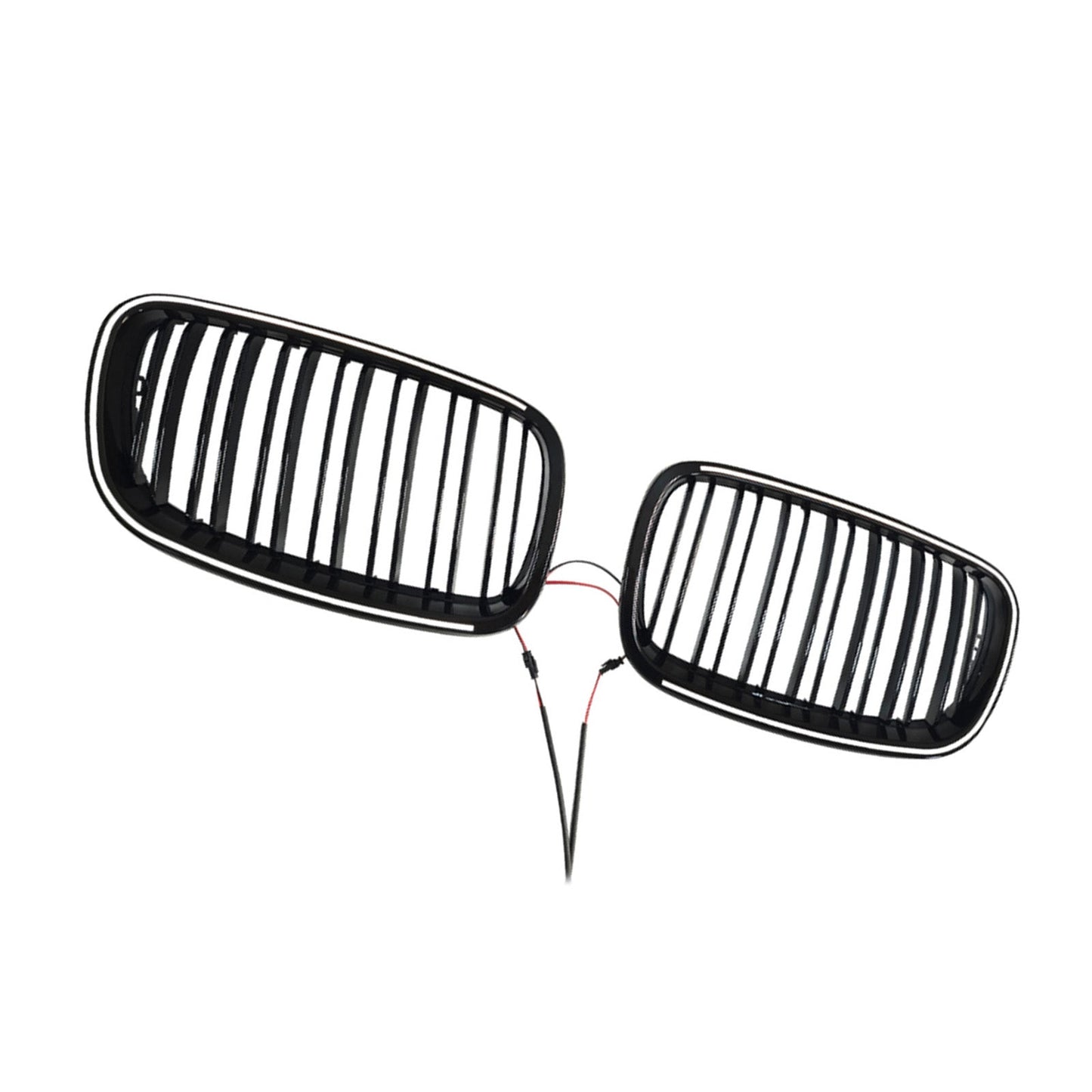 2009-2013 Per BMW X5 M (E70) Griglia anteriore a doppio rene nera lucida 51137305589 51137305590,