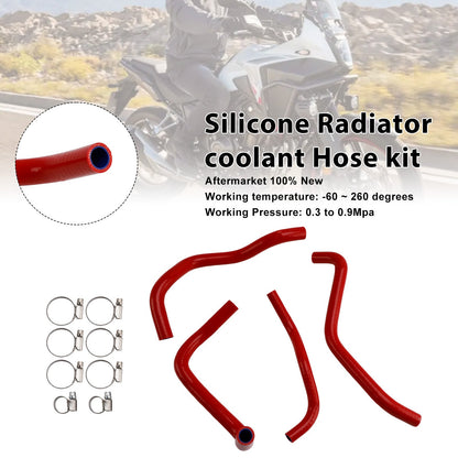 Tubo flessibile in silicone per liquido di raffreddamento del radiatore per Honda NX400 NX500 CB500 CB500F/X/R