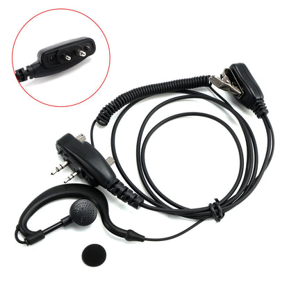 Cuffie con gancio auricolare curvo ICOM F1000-011 per ICOM A16 IC-F3230 F4230D F1100 F2100D