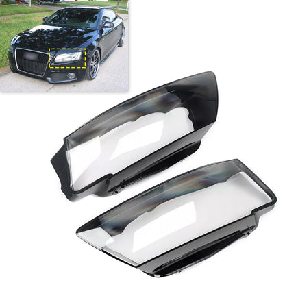 Copri-lente per fari anteriori Audi A5 S5 RS5 2008-2012 (2 pezzi)