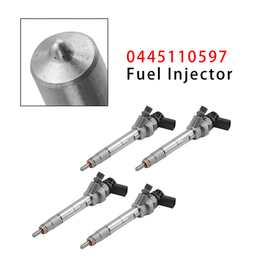 0445110597 Per BMW F10 F30 F15 328d X5 535d 740Ld N47 N57 Iniettore di carburante 4 pezzi