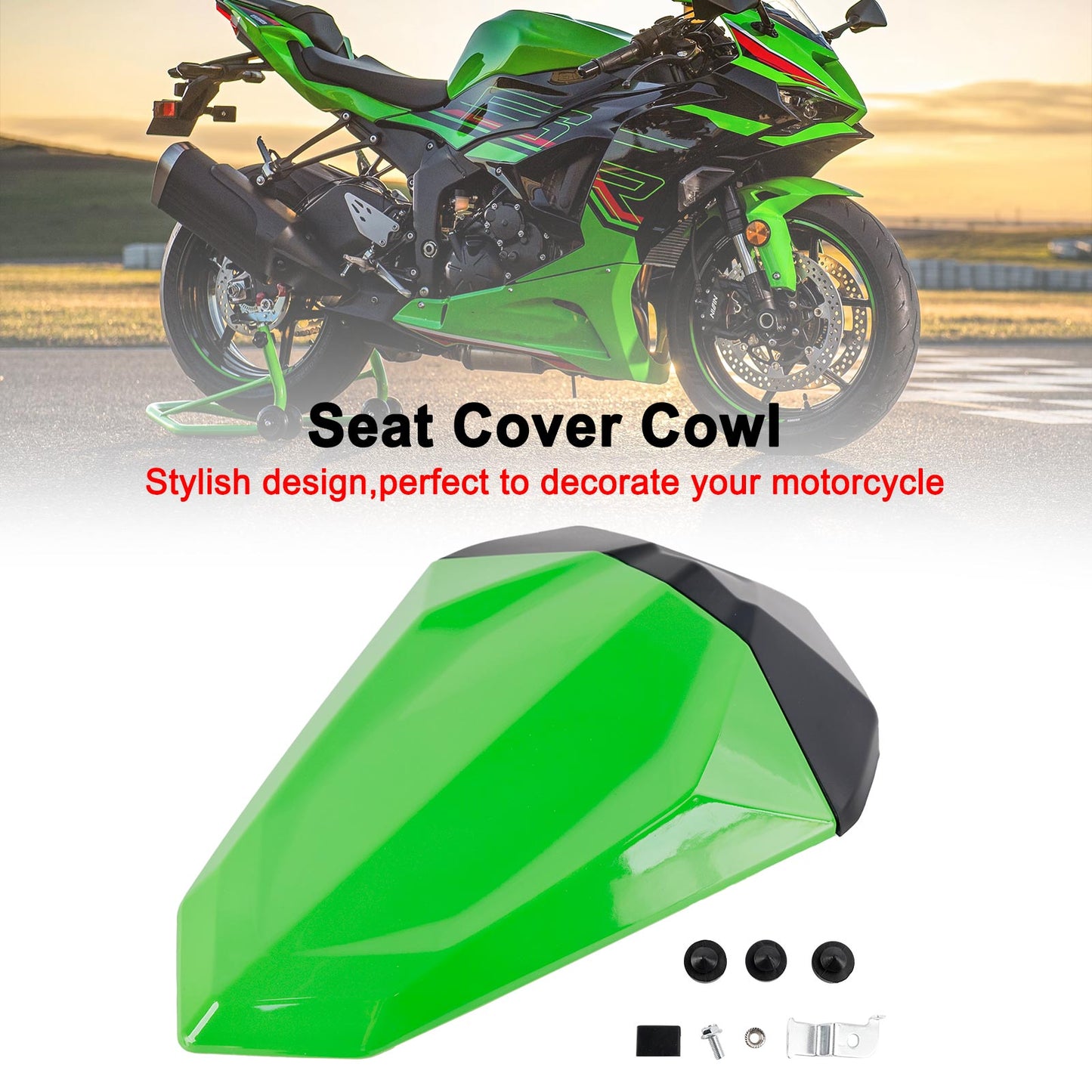 Carenatura posteriore per sedile posteriore Kawasaki Ninja 500 EX500R Z500 2024-2025