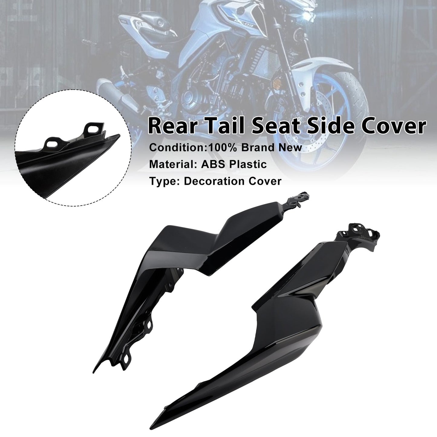 Carenatura laterale del codino posteriore Yamaha YZF-R3 R25 MT-03 2025-2026