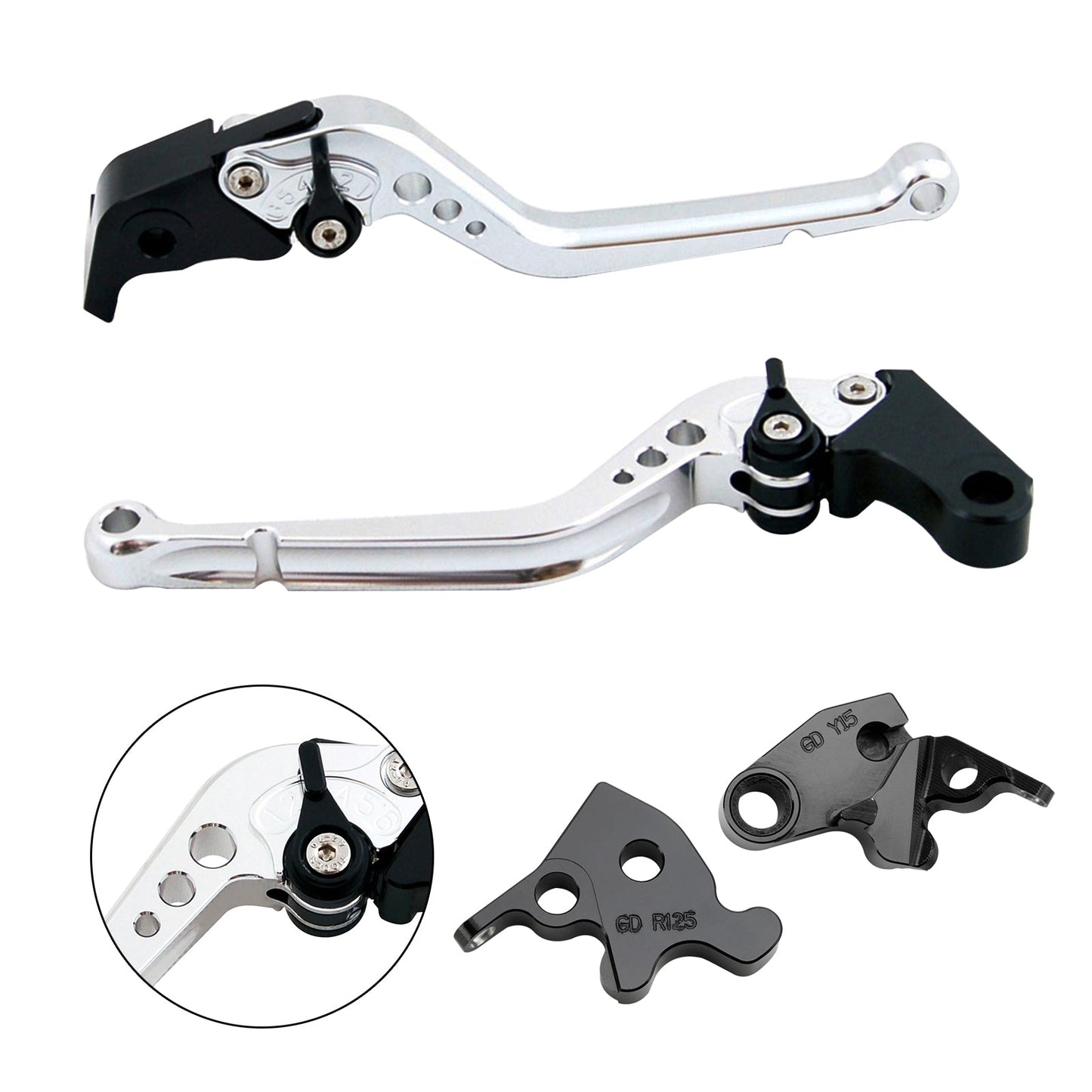 Leva frizione freno lunga adatta per YAMAHA XSR 155 MT15 2019-2022
