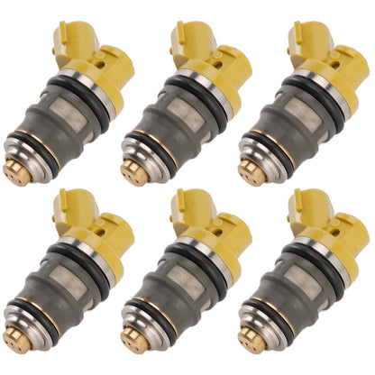 Iniettore di carburante 6 pezzi 1001-87091 adatto per Denso 650cc adatto per Toyota Supra JZA80 2JZGTE 2JZ