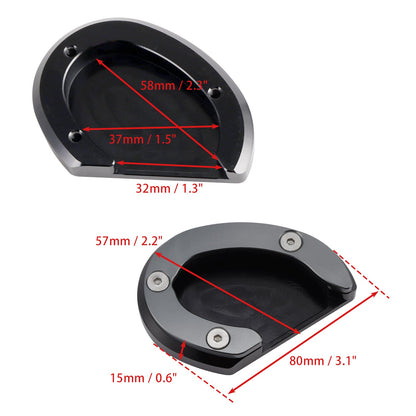 Piastra di estensione del cavalletto adatta per Bonneville Bobber T100 T120 2018-2020