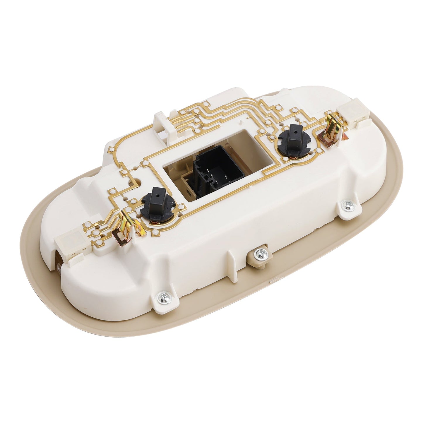 Interruttore per luce LED del tetto apribile nella console superiore 8C3Z-25519A70-AB Beige per Ford F250 F350 F450