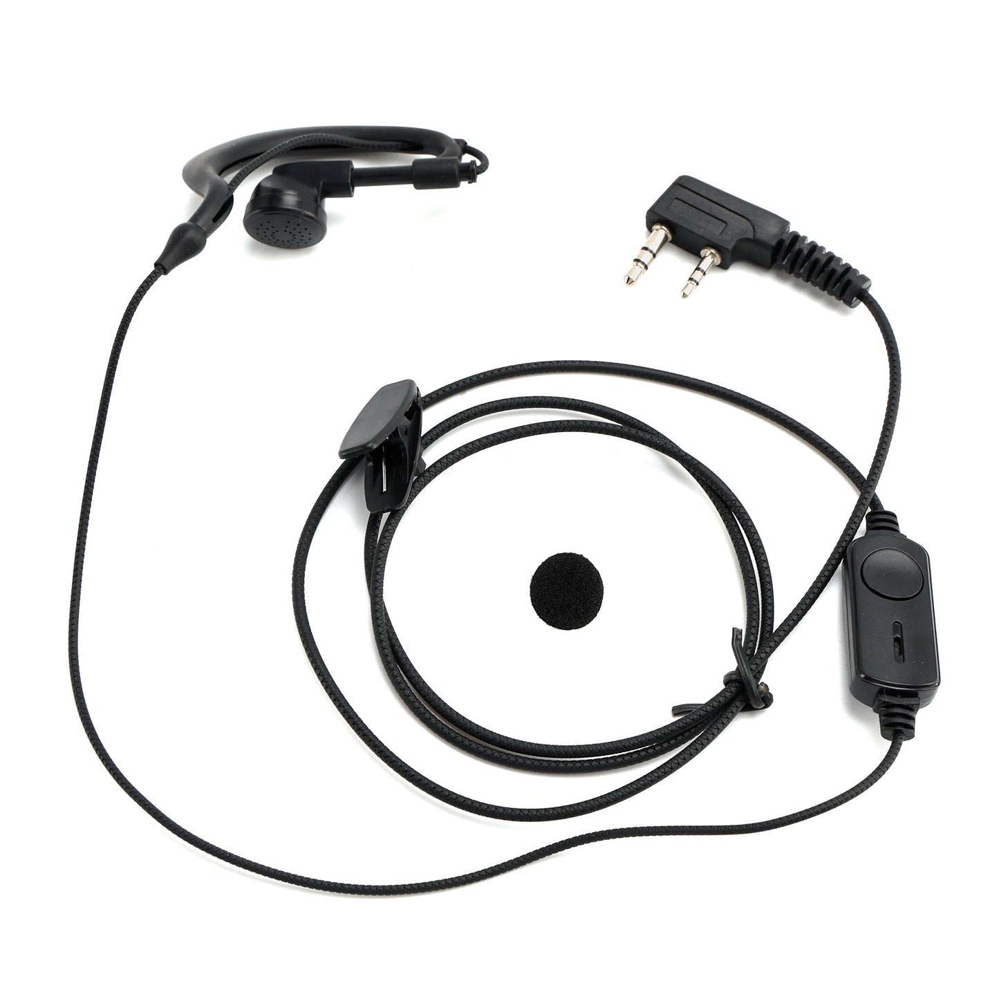K-031 Cuffie con gancio auricolare con filo di pressione per TK-208 TH-D7 RPU416A KG-UVD1 TG-K4AT