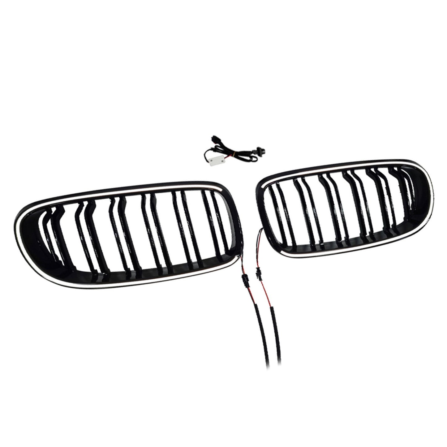 Griglia anteriore a doppio rene con nervature per BMW Serie 3 E90/E91 LCI 2009-2011