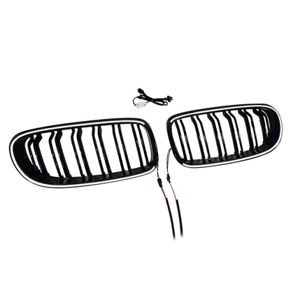 Griglia anteriore a doppio rene con nervature per BMW Serie 3 E90/E91 LCI 2009-2011