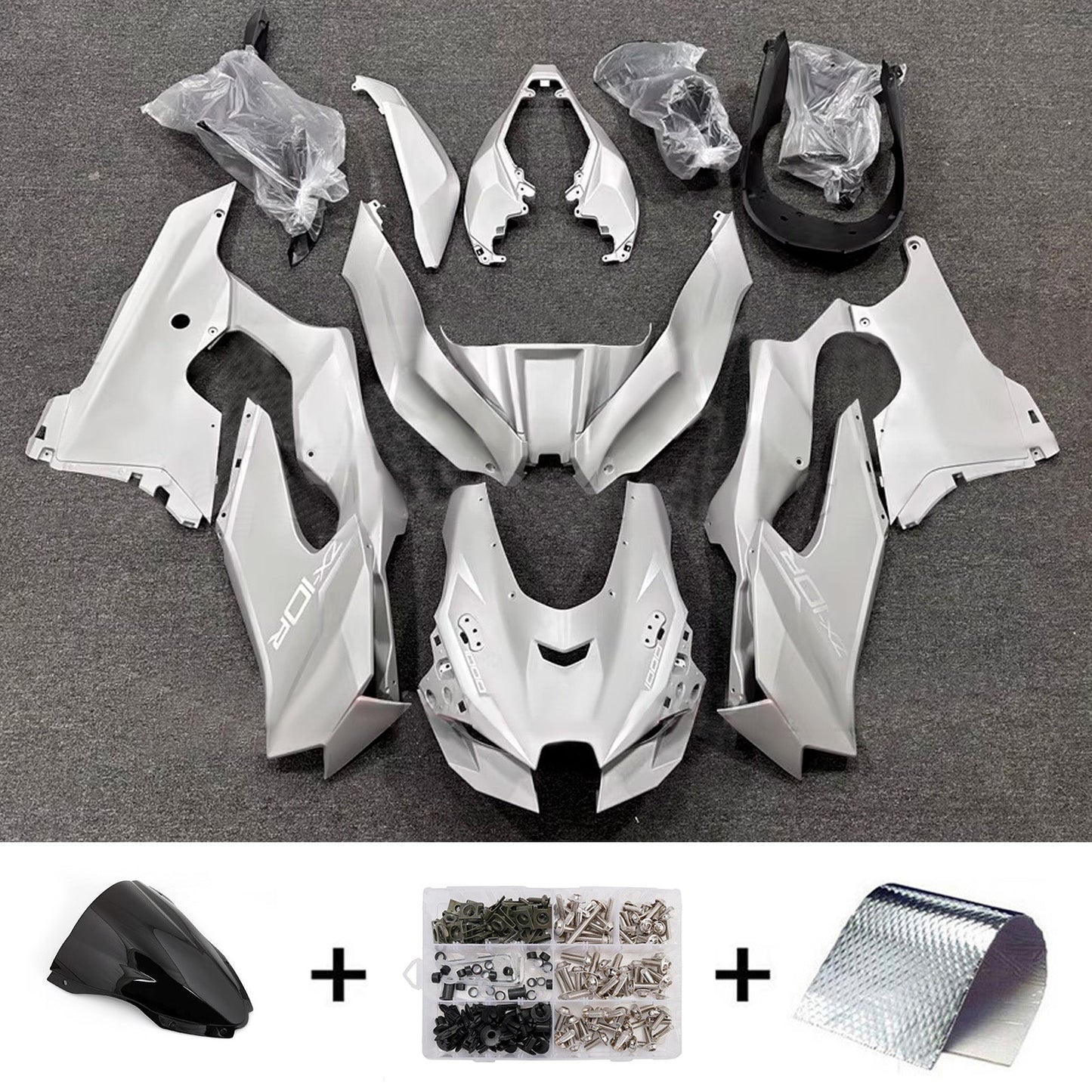 Kit carenatura iniezione ABS adatto per Kawasaki ZX-10R ZX-10RR 2021-2025