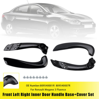 Base e copertura della maniglia interna della portiera anteriore sinistra destra per Renault Megane III 08-16
