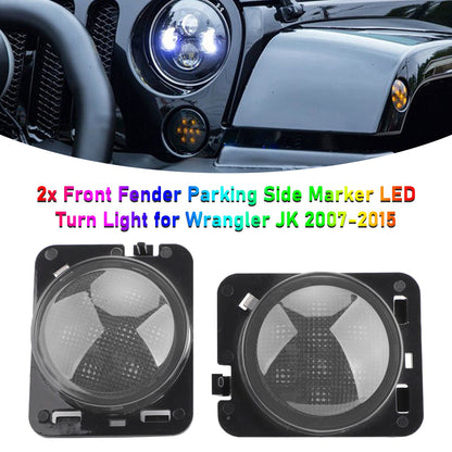 2007-2015 Wrangler JK 2x indicatori di direzione a LED per parafango anteriore