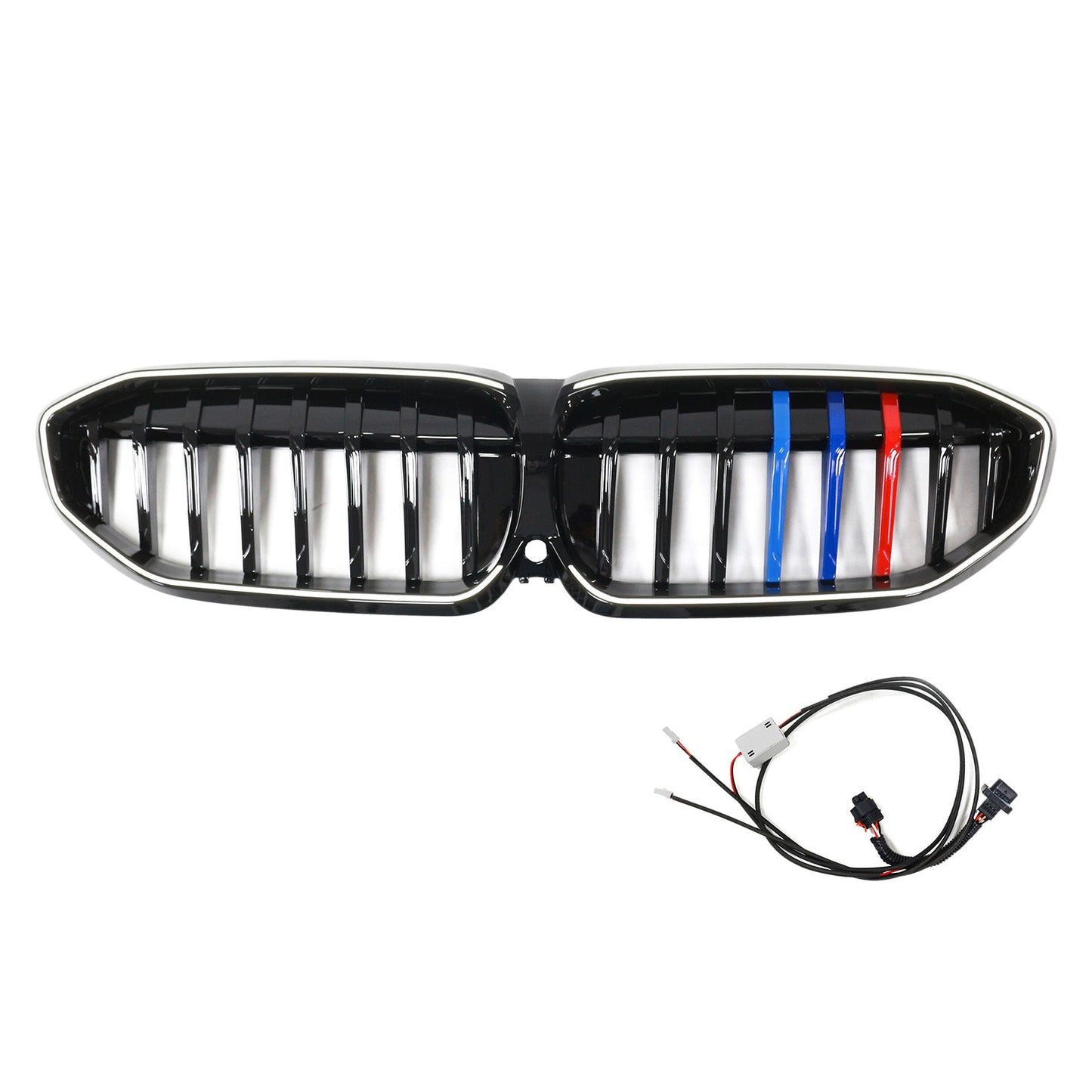 Griglia a rene nera stile M per BMW Serie 3 G20 2019-2022 51138072085