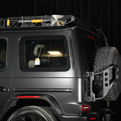 Cornice di finitura per bocchetta d'aria laterale posteriore in fibra di carbonio per Mercedes-Benz Classe G G63 G550 (modelli dal 2025 in poi).