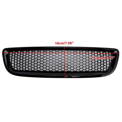 Griglia a nido d'ape per paraurti anteriore nero lucido Volvo S40 V50 2008-2012