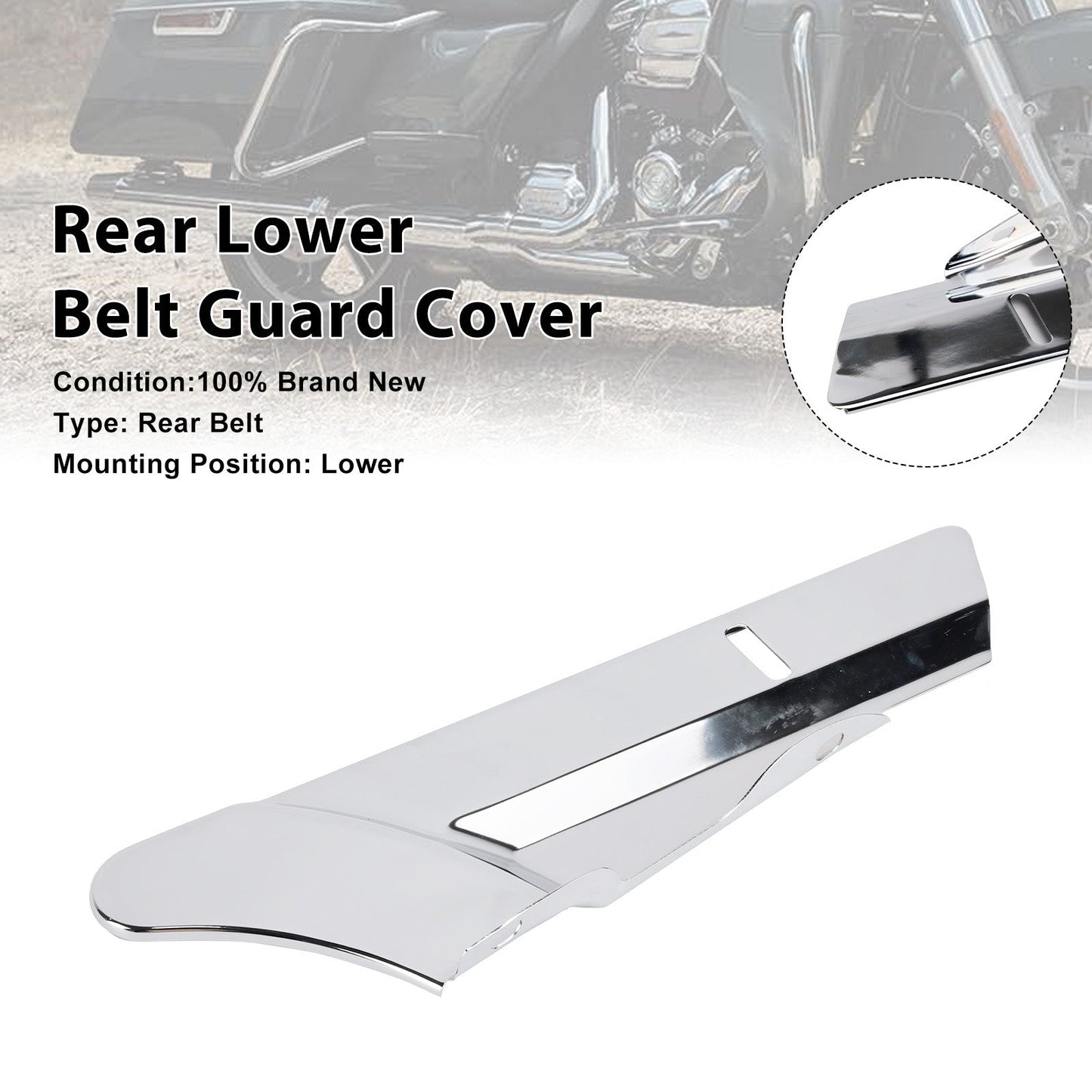 Copertura della cinghia inferiore posteriore Harley-Davidson Electra Glide Classic EFI FLHTCI 2009-2013