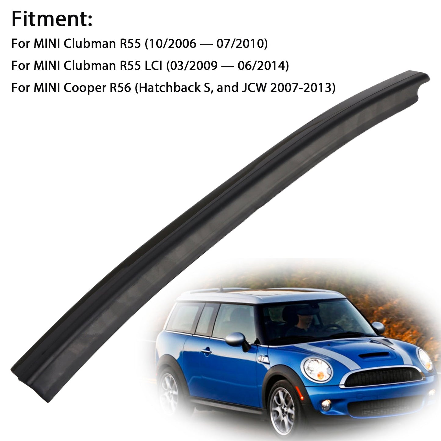 Rivestimento del montante della portiera destra 51137167236 per Mini Cooper R55 07-14