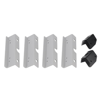 12 piastre/staffe di rinforzo per il montaggio dei sedili per VW T5 T6 2 + 1 sedili posteriori