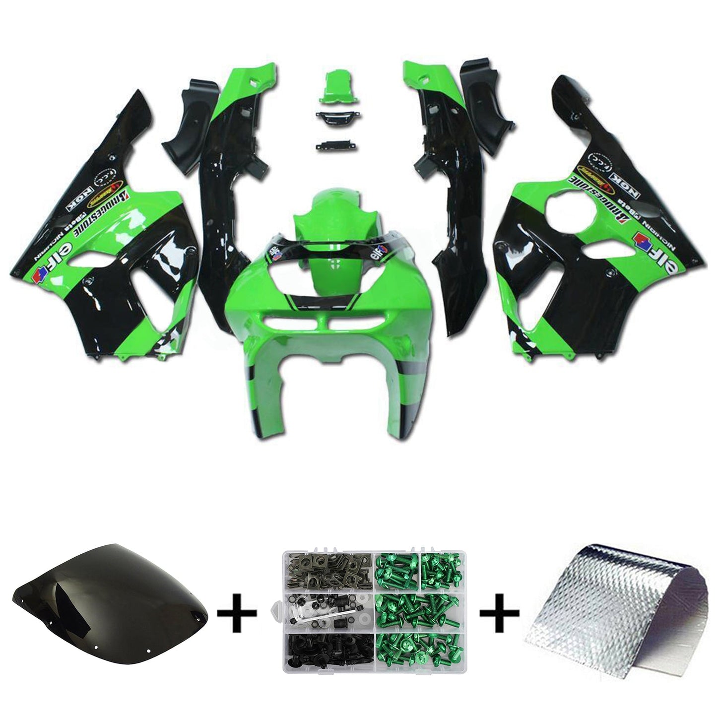 Kit carenatura iniezione Kawasaki ZX-6R 1994-1997 Carrozzeria plastica ABS