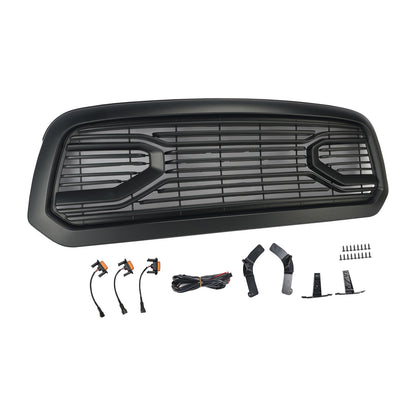 Griglia paraurti anteriore stile Big Horn nera per Dodge Ram 1500 2013-2018