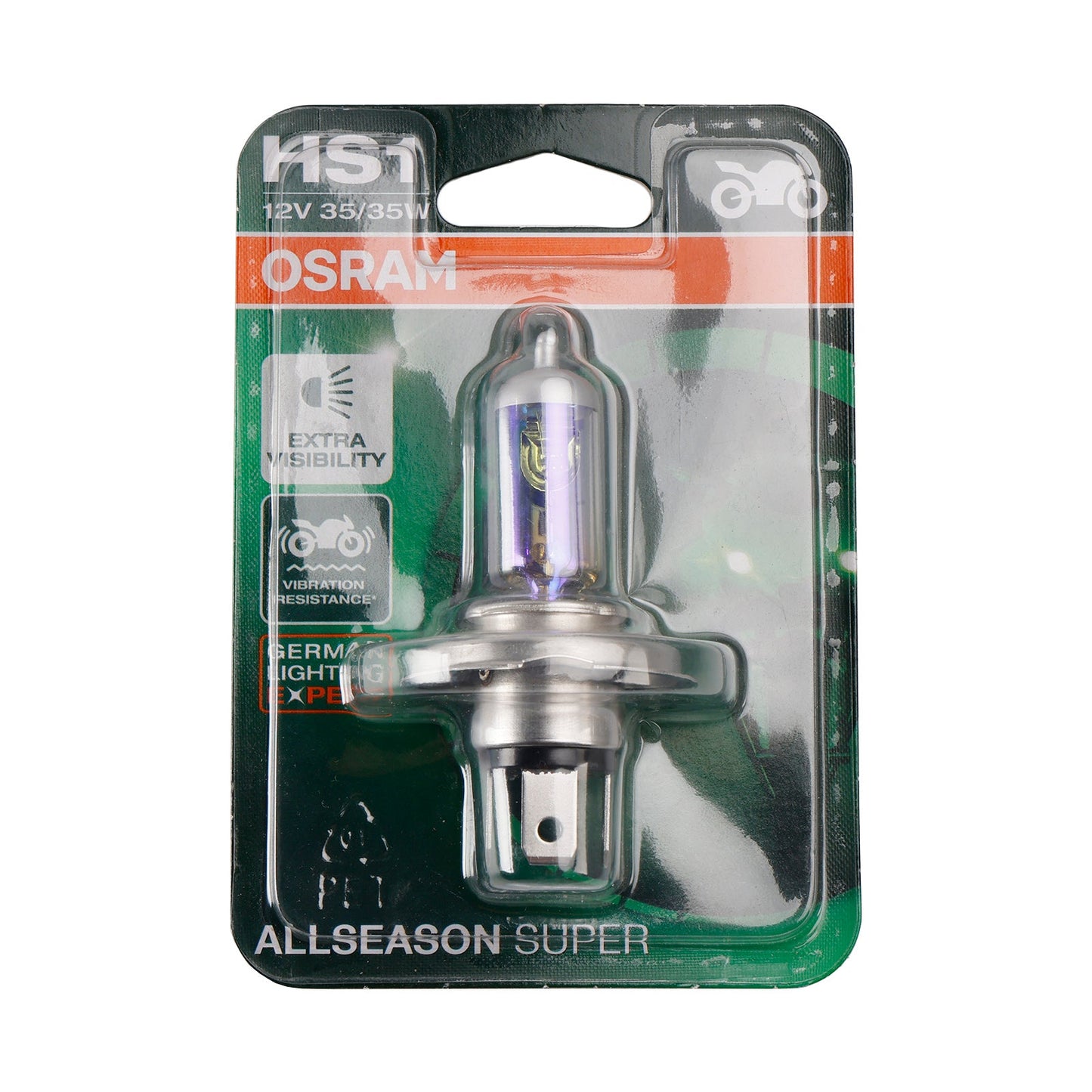 Lampada per moto Allseason HS1 64185ALS PX43T 12V 35/35W per OSRAM
