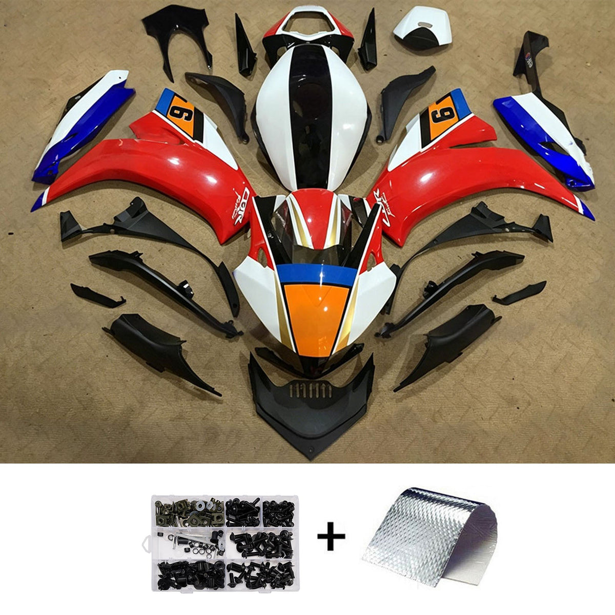 Kit di carene in plastica ABS stampate a iniezione per Honda CBR1000RR 2012-2016
