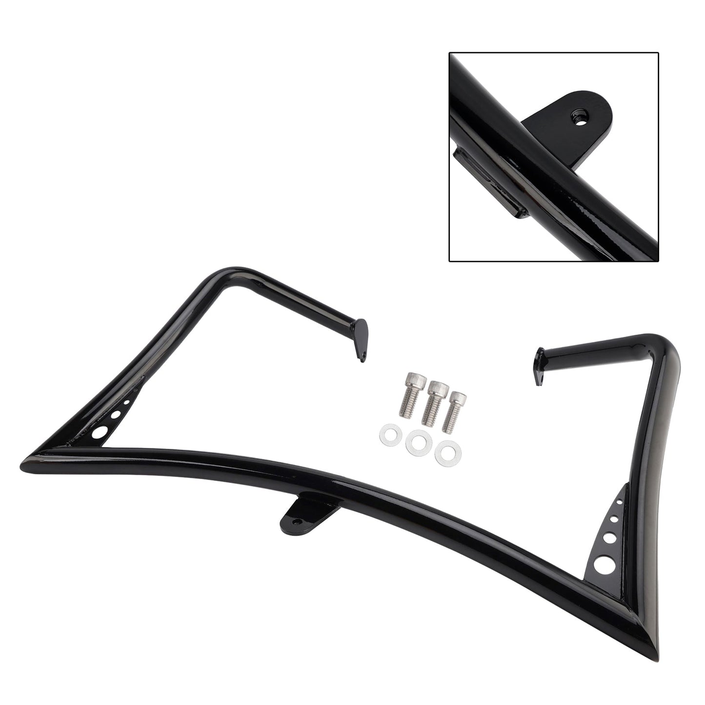 Protezione paraurti antiurto per telaio di protezione motore Road Glide FLTR 1998-2008, nera