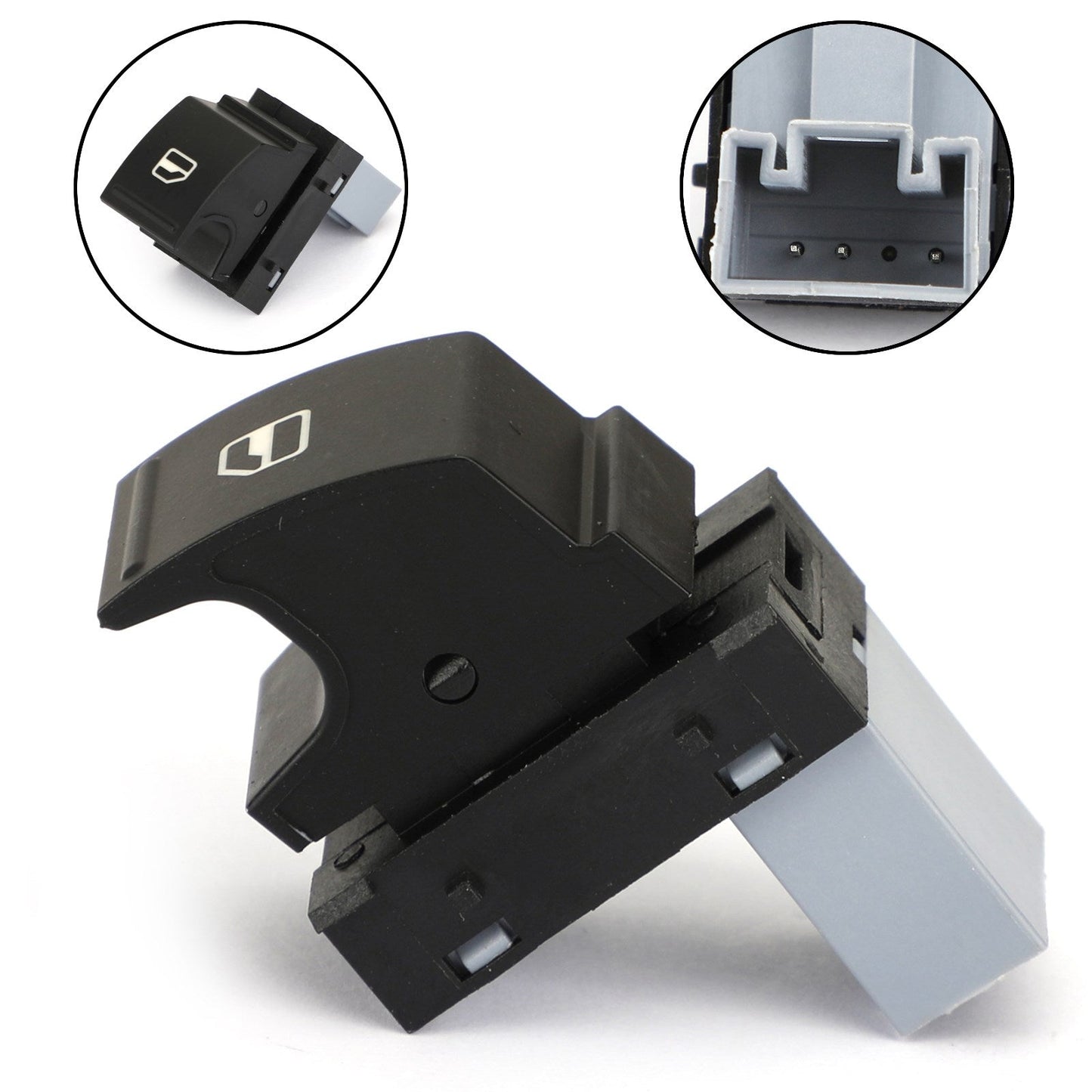 Pulsante di controllo dell'interruttore alzacristalli elettrico passeggero 5J0959855 per VW Eos Skoda Fabia