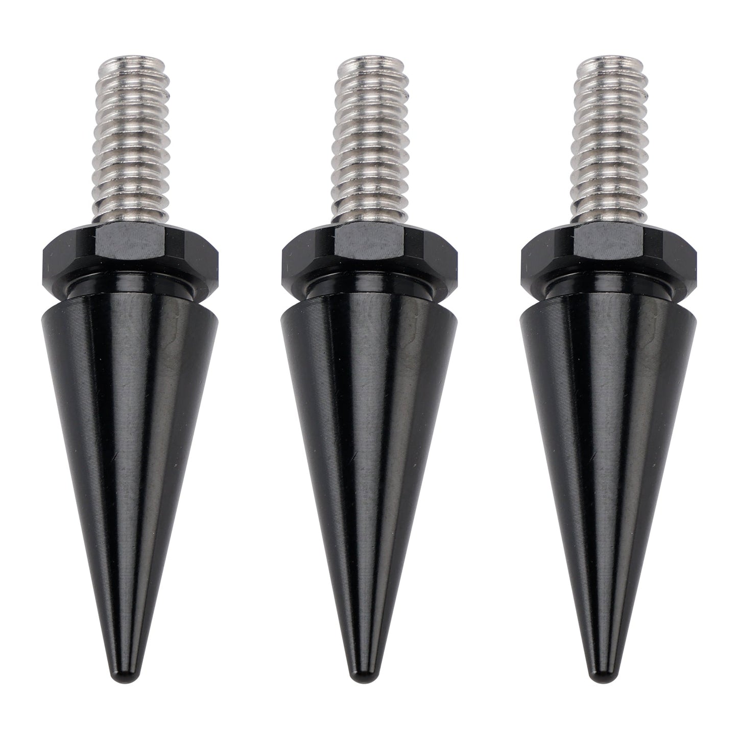 3X BULLONI A PUNTA NERI DA 1/2""-20 PER IL MONTAGGIO DELLA CARENATURA DEL PARABREZZA PER TOURING 1996-2013