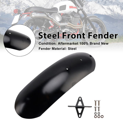 Parafango anteriore in acciaio adatto per MOTO GUZZI V7 II Stone Classic Special 10-16