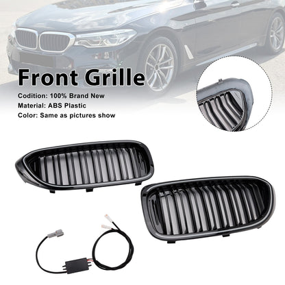 Griglia anteriore a doppio rene nera lucida per BMW Serie 5 G30 G31 2017-2020
