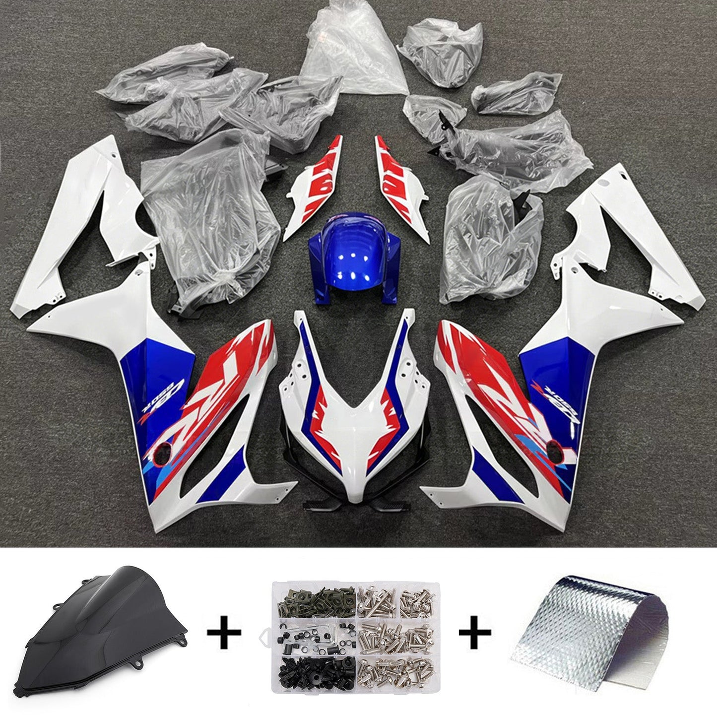 Kit di carene in plastica ABS stampate a iniezione per Honda CBR650R 2019-2020