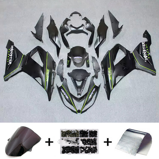 Kit carenatura iniezione in plastica ABS adatto per Kawasaki ZX6R 636 2013-2018