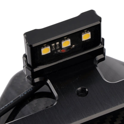 Supporto parafango posteriore in vera fibra di carbonio a LED per Honda CBR650R 2024-2025