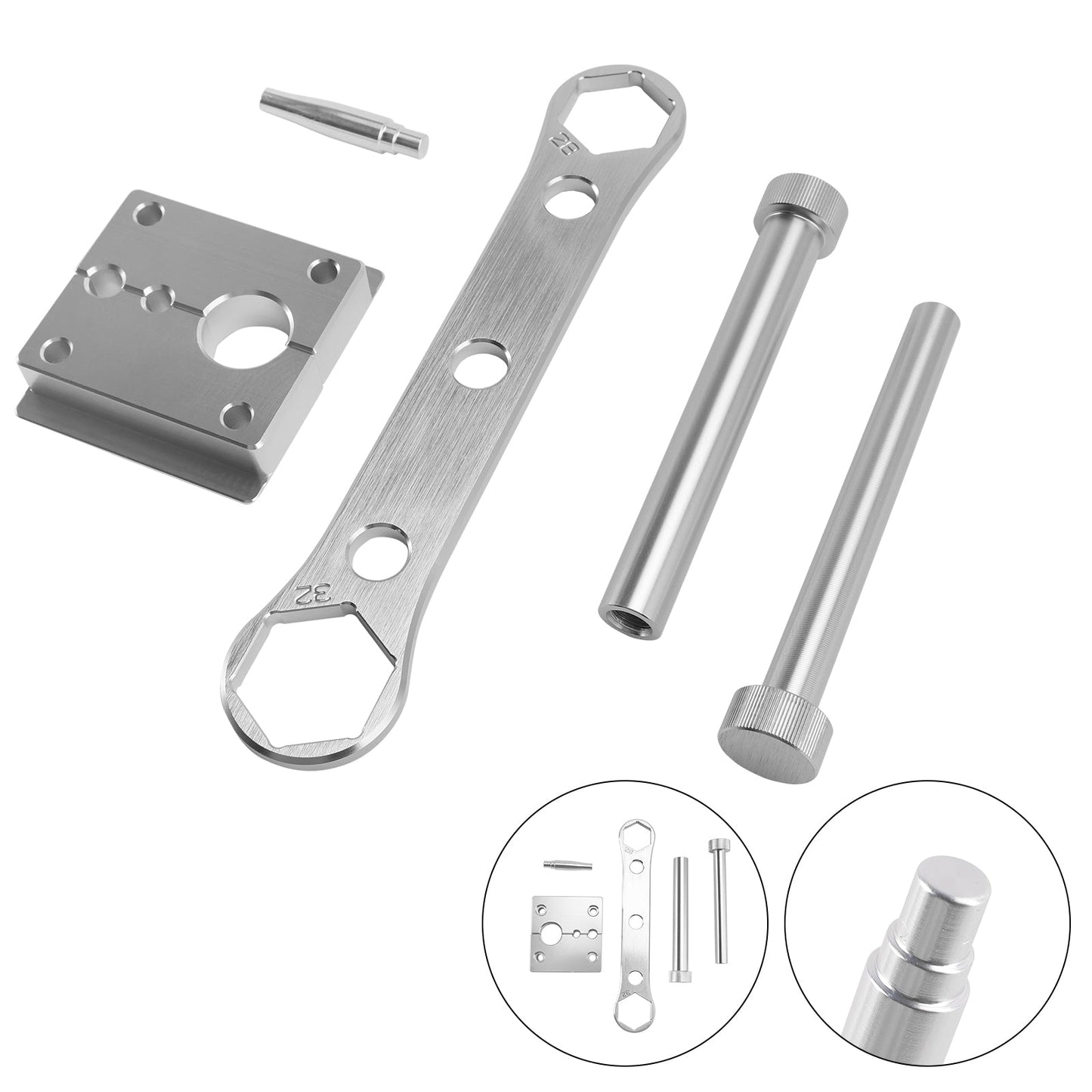 Per ricostruire/sigillare GRIP2 38 Kit di attrezzi per la manutenzione della forcella FOX GRIP - adatto per 36 38 &40