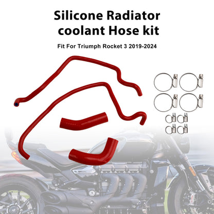 Kit di tubi flessibili in silicone per il liquido di raffreddamento del radiatore della Rocket 3 (2019-2024)